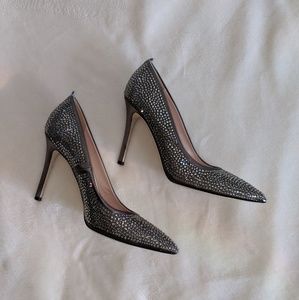 SJP By Sarah Jessica Parker Gray Jeweled Pumps